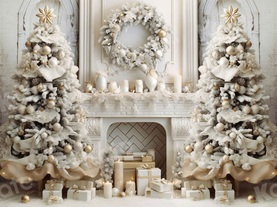 Cozy Winter Wonderland Seasonal Backdrop