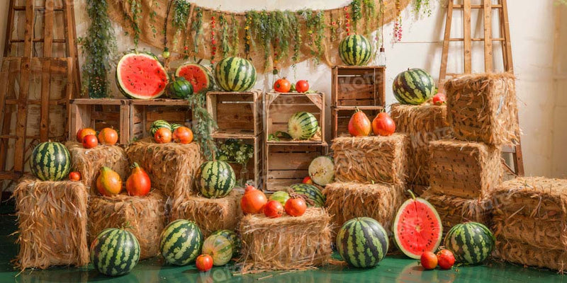 Rustic Harvest Watermelon Festival Backdrop