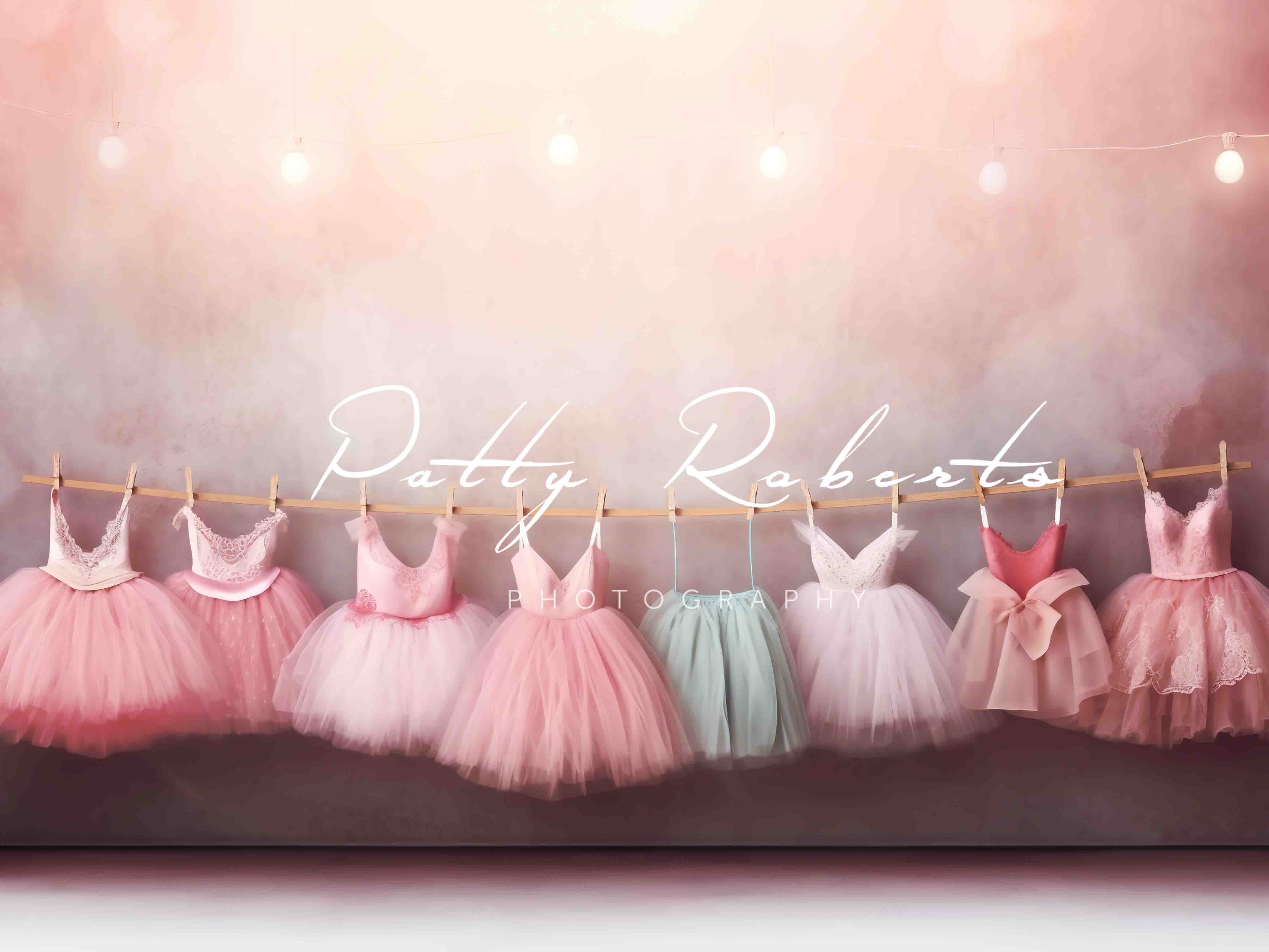 Kate Ballet Class Dresses Pink Backdrop Designed by Patty Robert