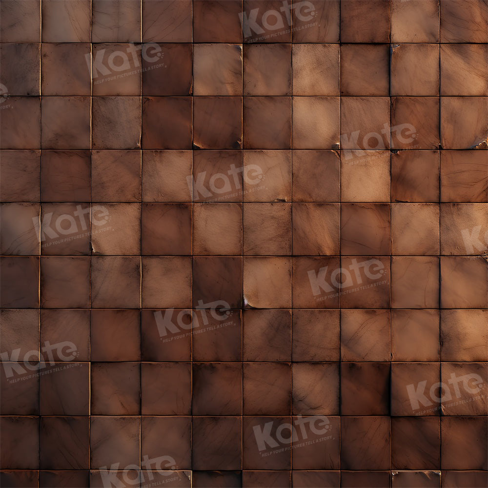 Kate Chocolate Square Wall Floor Backdrop for Photography