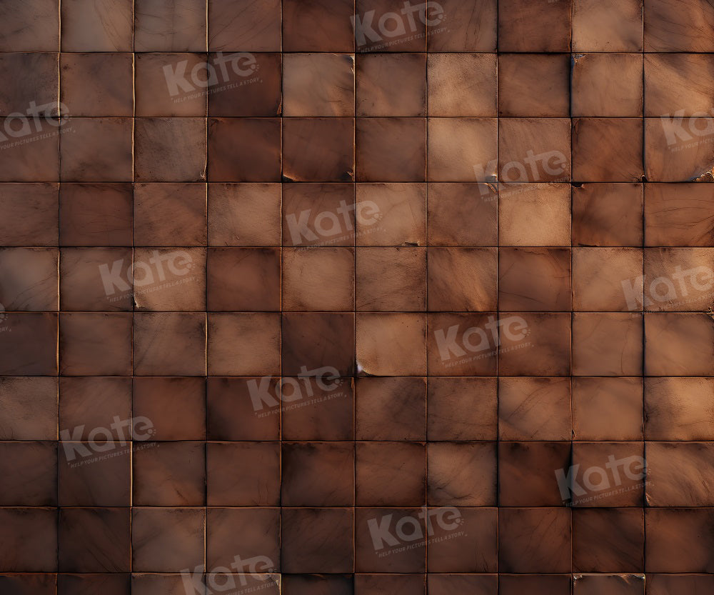Kate Chocolate Square Wall Floor Backdrop for Photography