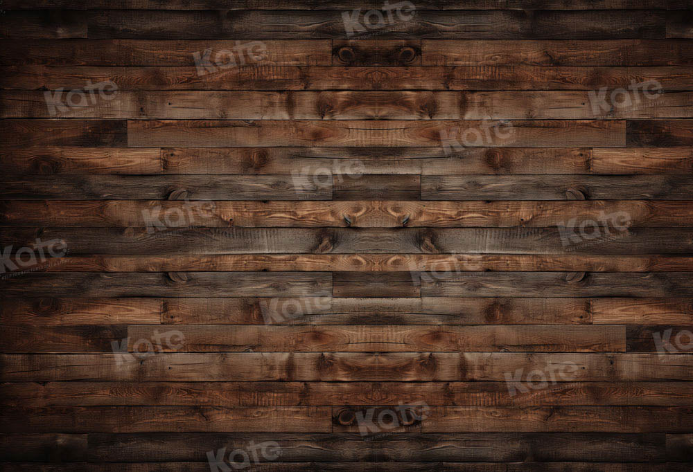 Kate Old Brown Wood Floor Backdrop Designed by Kate Image