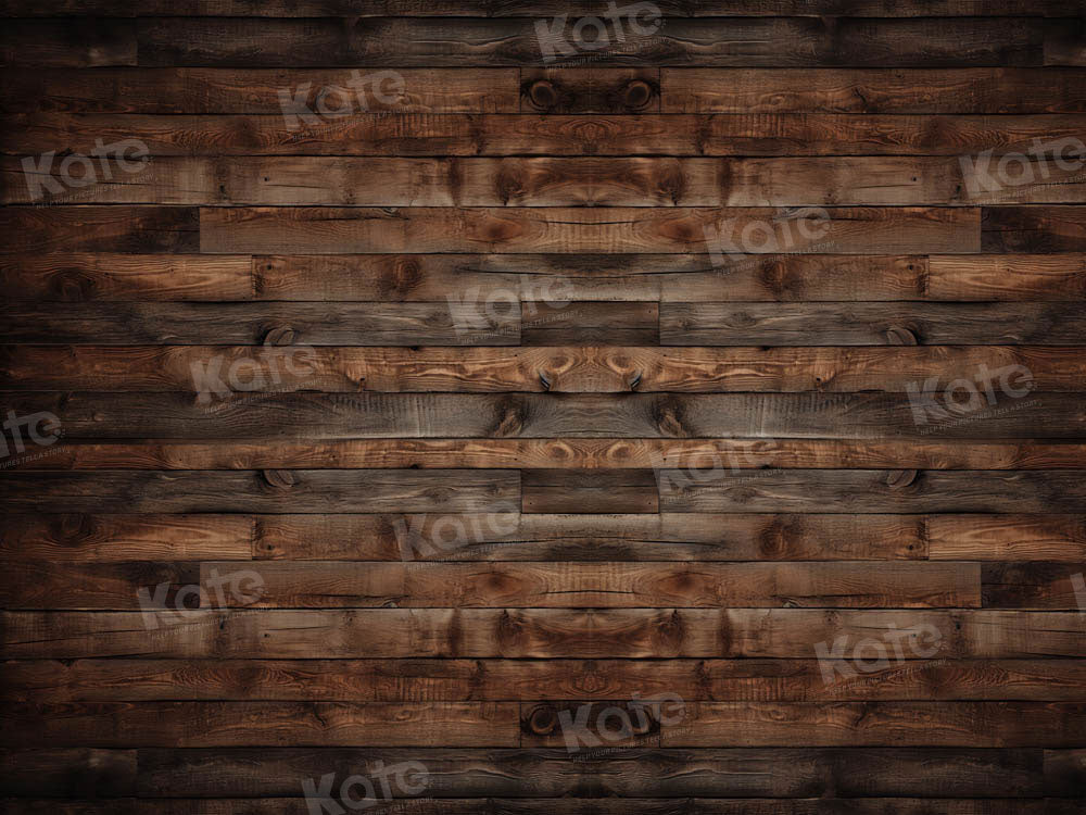 Kate Old Brown Wood Floor Backdrop Designed by Kate Image