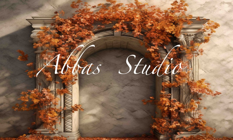 Kate Autumn Fancy Fall Arch Backdrop Designed by Abbas Studio