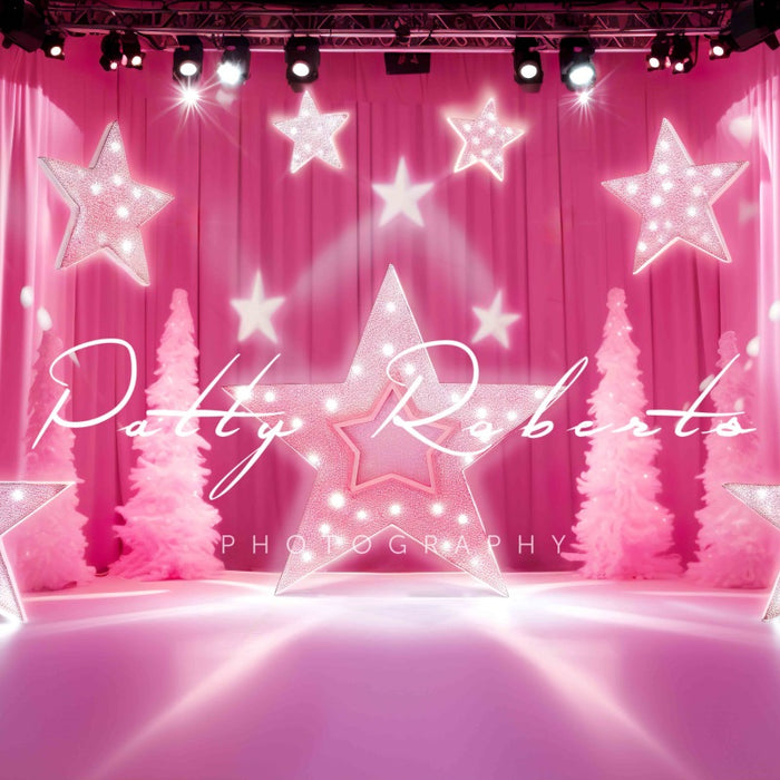 Pink Starry Dreamlight Photography Backdrop