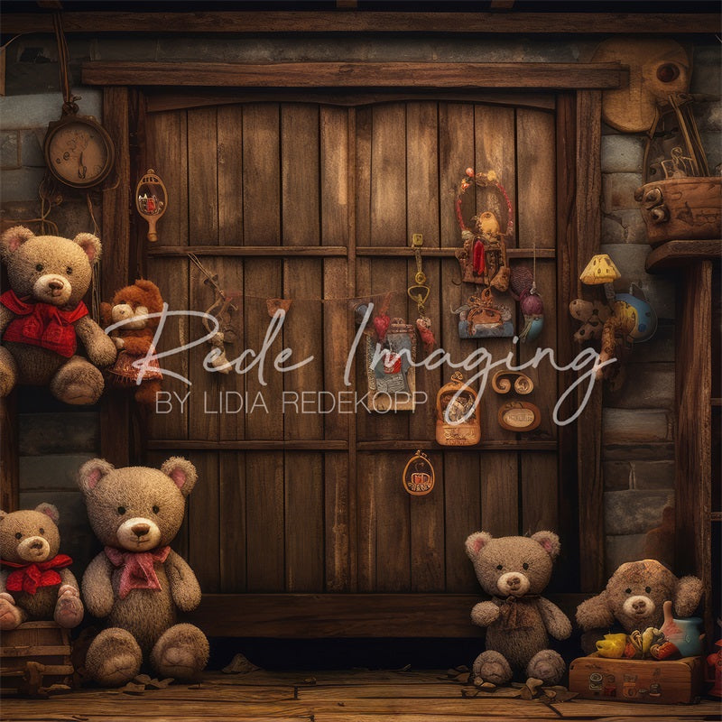Kate Teddy Collection Brown Backdrop Designed by Lidia Redekopp