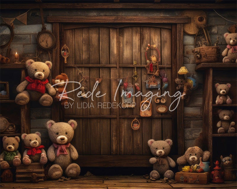 Kate Teddy Collection Brown Backdrop Designed by Lidia Redekopp