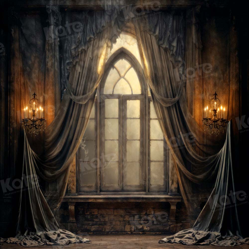Kate Halloween Dark Stage Curtain Backdrop Designed by Emetselch