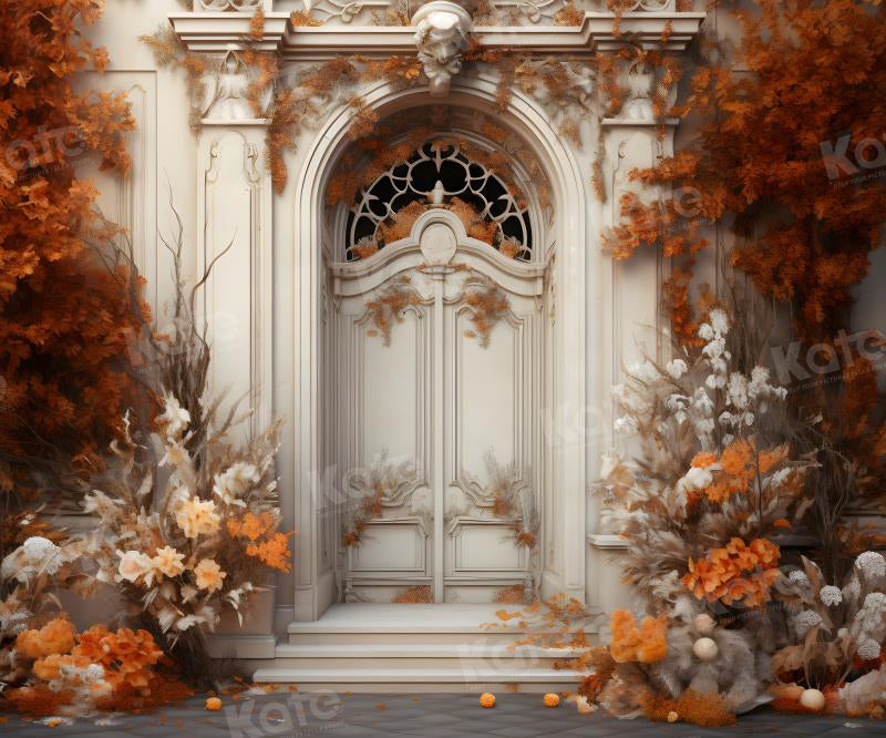 Kate Autumn Painted Fine Art White Door Backdrop for Photography