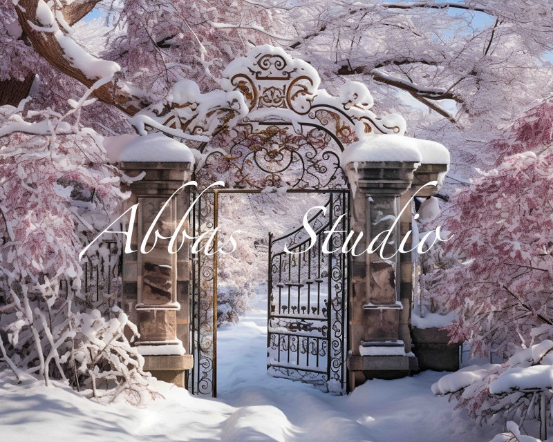 Kate Winter Gate Backdrop Designed by Abbas Studio