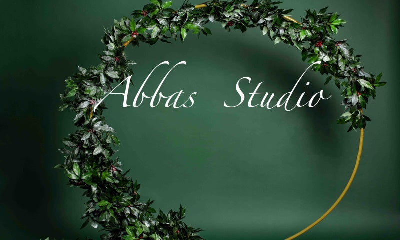Kate Christmas Holly Arch Backdrop Designed by Abbas Studio