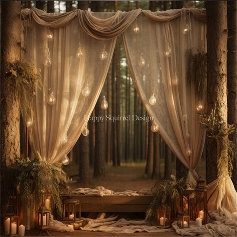 Kate Bohemian Forest Backdrop Designed by Happy Squirrel Design