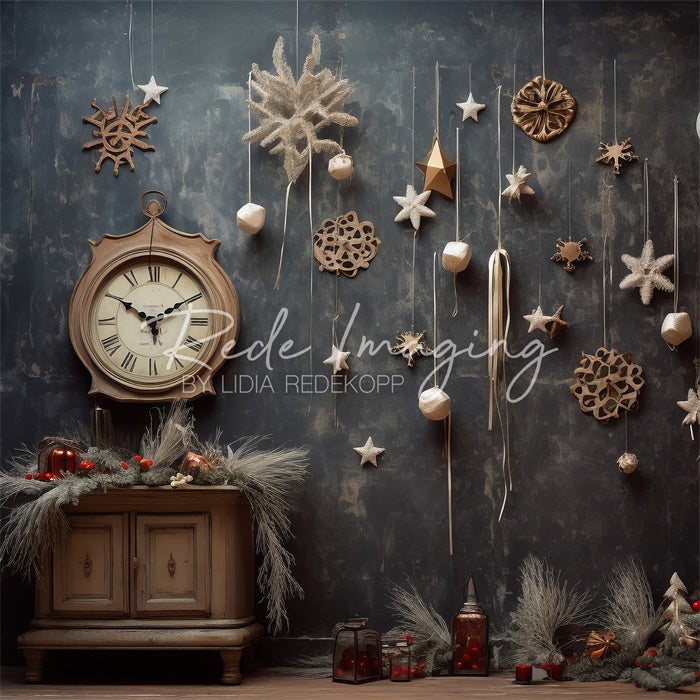 Kate Christmas Clock Backdrop Designed by Lidia Redekopp