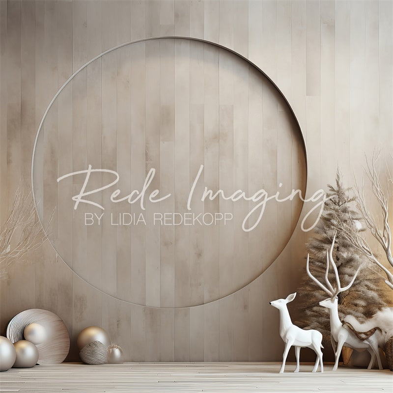 Kate Doe a Deer Christmas Backdrop Designed by Lidia Redekopp