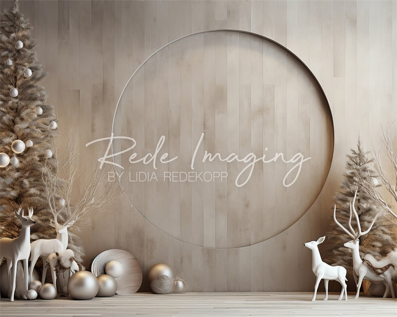 Kate Doe a Deer Christmas Backdrop Designed by Lidia Redekopp