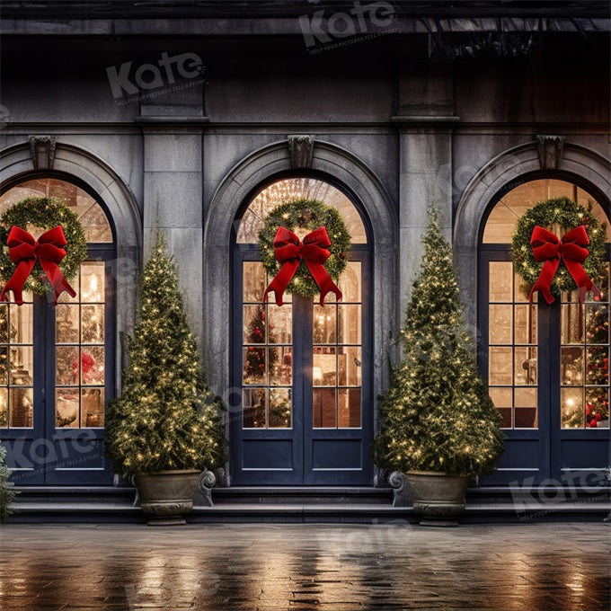 Kate Christmas Retro Wall Store Backdrop Designed by Emetselch