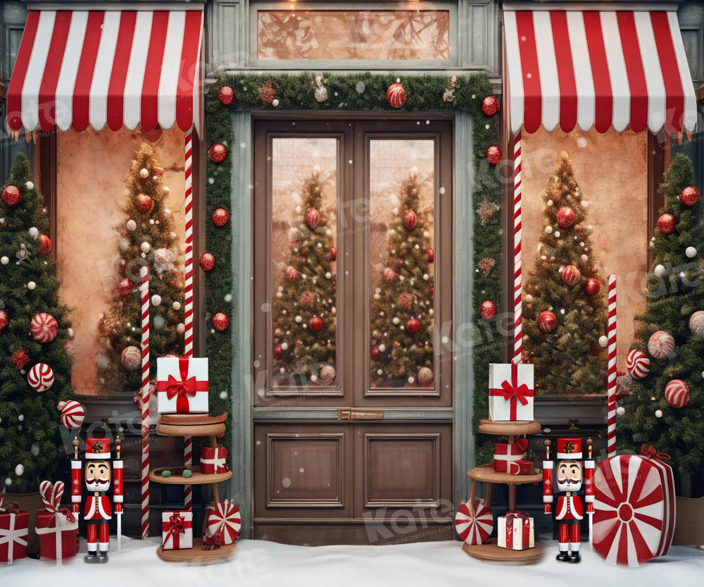 Kate Christmas Nutcracker Store Backdrop Designed by Emetselch