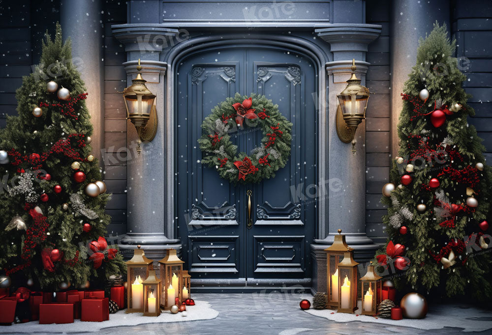 Kate Christmas Door Tree Backdrop Designed by Emetselch