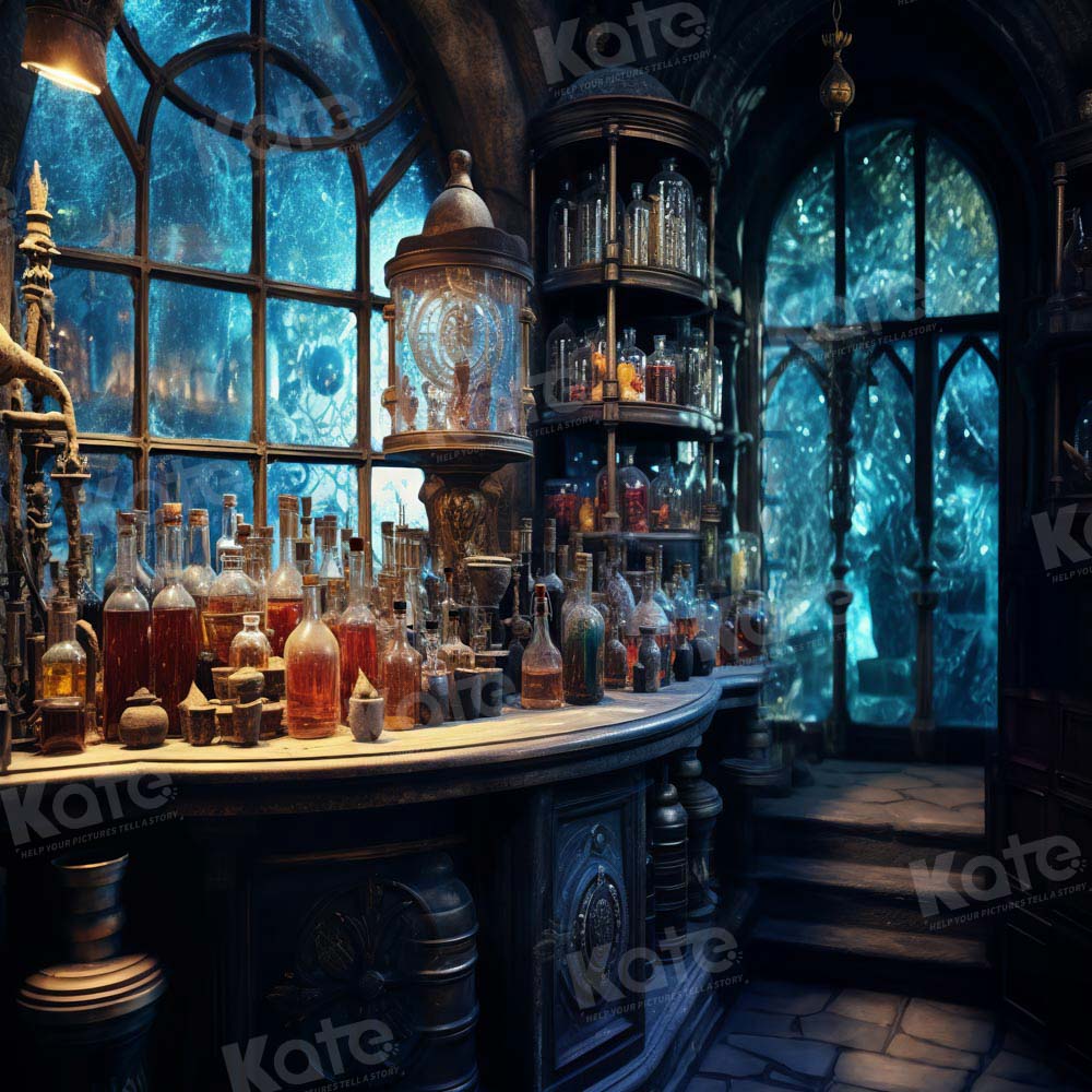 Kate Medieval Magic Laboratory Blue Backdrop Designed by Emetselch