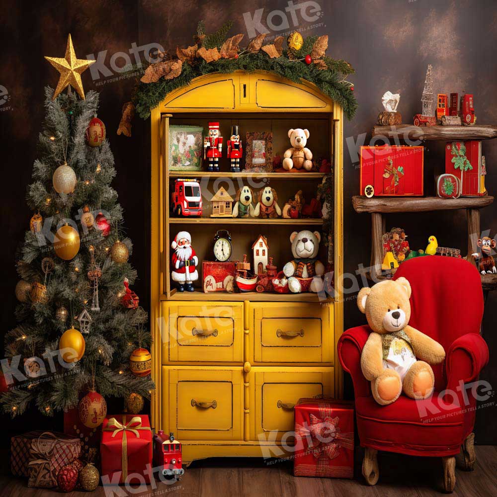 Christmas Doll Room Tree Backdrop Disegnato da Emetselch