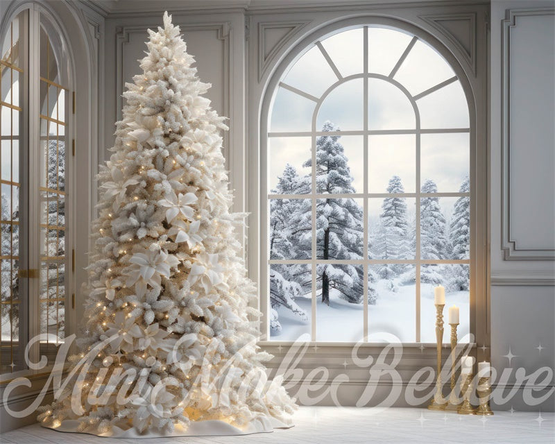 Kate Elegant White Room-White Tree Backdrop Designed by Mini MakeBelieve