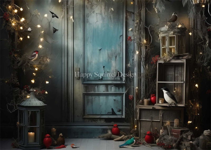 Kate Bird Christmas Backdrop Designed by Happy Squirrel Design