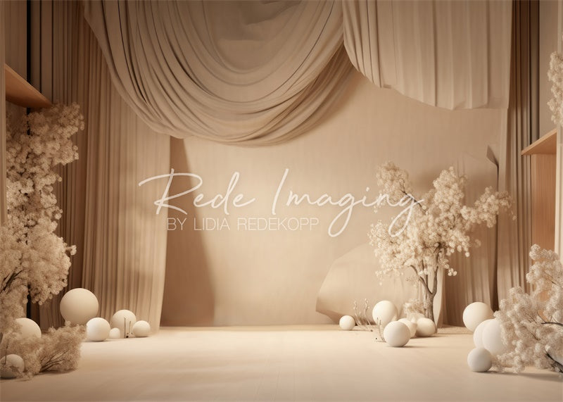 Kate Beige Performace Stage Backdrop Designed by Lidia Redekopp