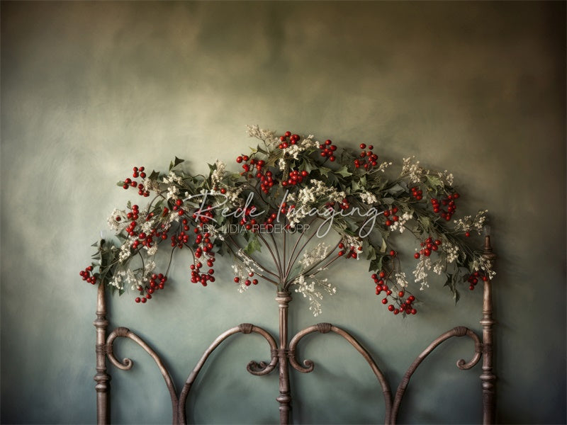 Kate Holly & Hugs Christmas Headboard Backdrop Designed by Lidia Redekopp