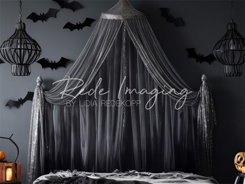 Kate Sparkle & Spook Halloween Headboard Backdrop Designed by Lidia Redekopp