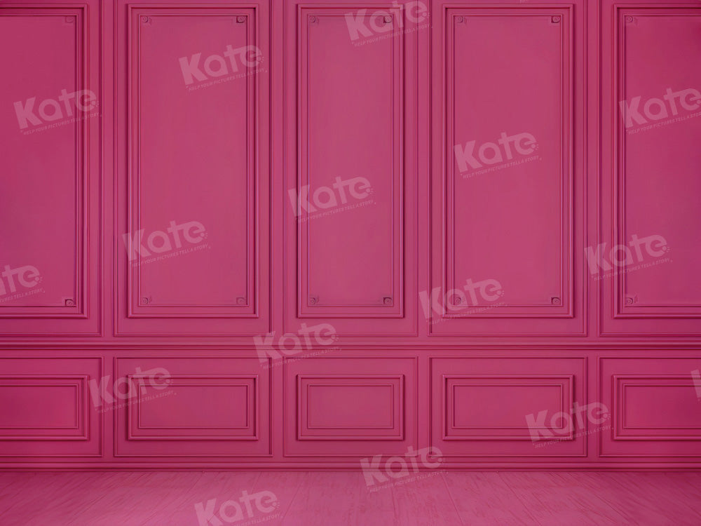 Kate Fashion Doll Pink Wall Backdrop for Photography