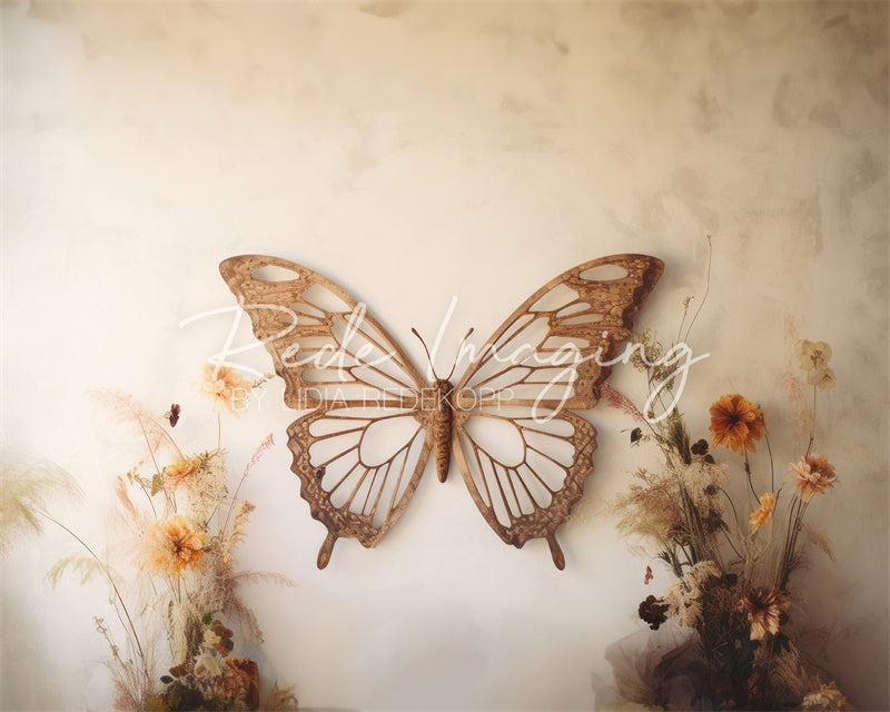 Kate Spring/Fall Wooden Butterfly Headboard Boudoir Backdrop Designed by Lidia Redekopp