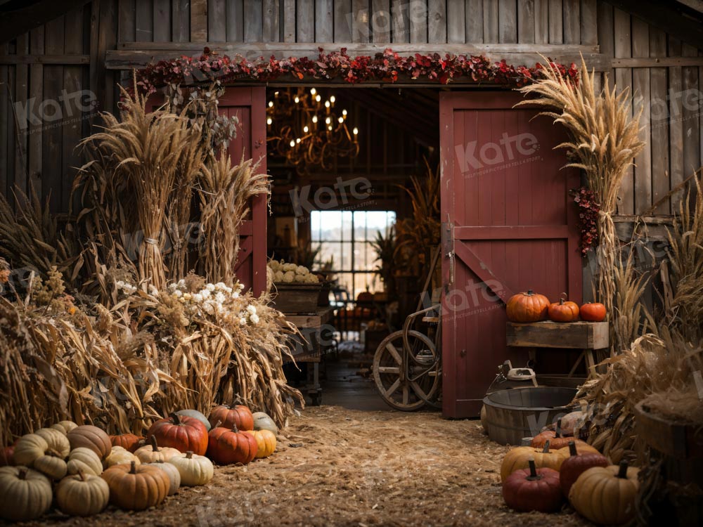 Kate Fall Barn Backdrop for Photography