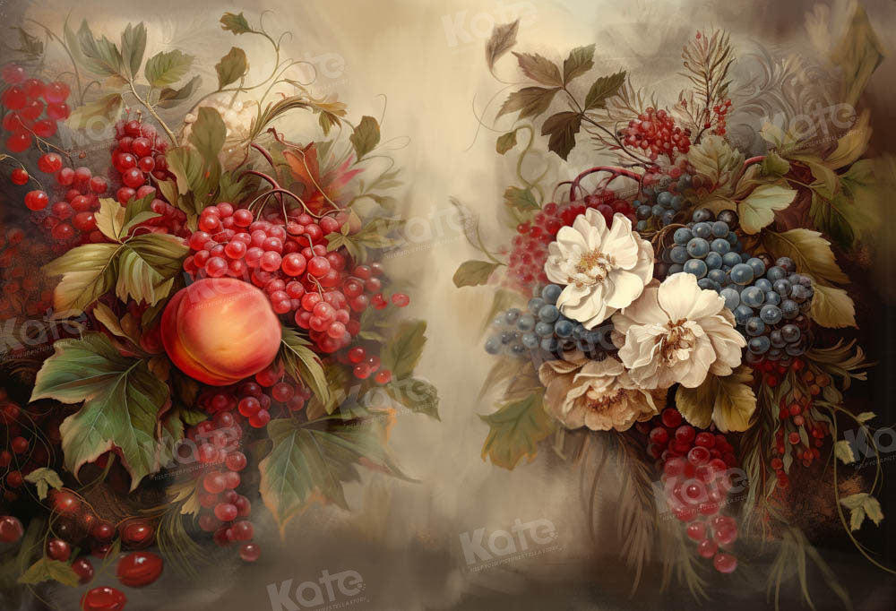 Kate Artistic Grape Flowers Backdrop for Photography