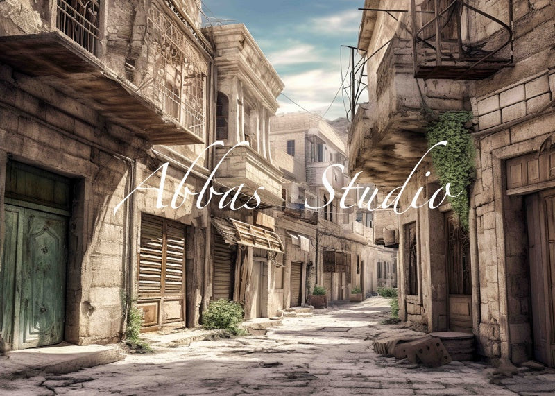 Kate Old City Street Backdrop Designed by Abbas Studio