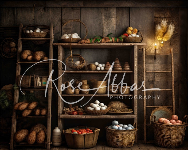 Kate Farmhouse Pantry Backdrop Designed By Rose Abbas