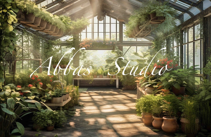 Kate Spring Greenhouse Backdrop Designed by Abbas Studio