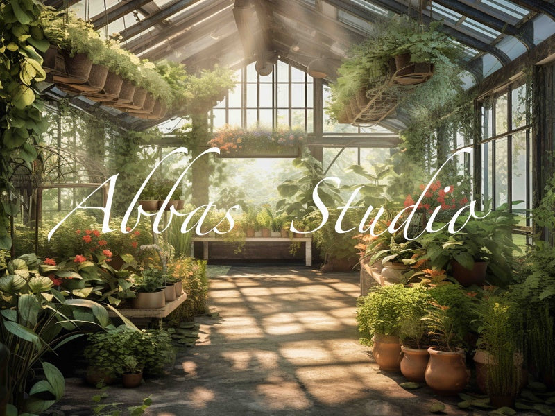 Kate Spring Greenhouse Backdrop Designed by Abbas Studio