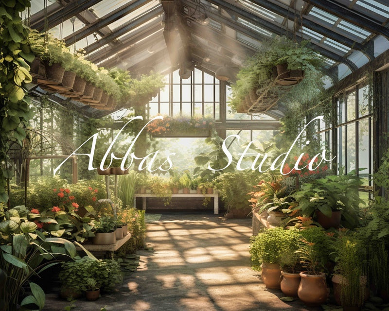 RTS Kate Spring Greenhouse Backdrop Designed by Abbas Studio