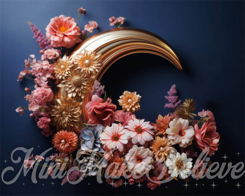 Kate Moon Flower Birthday Backdrop Designed by Mini MakeBelieve