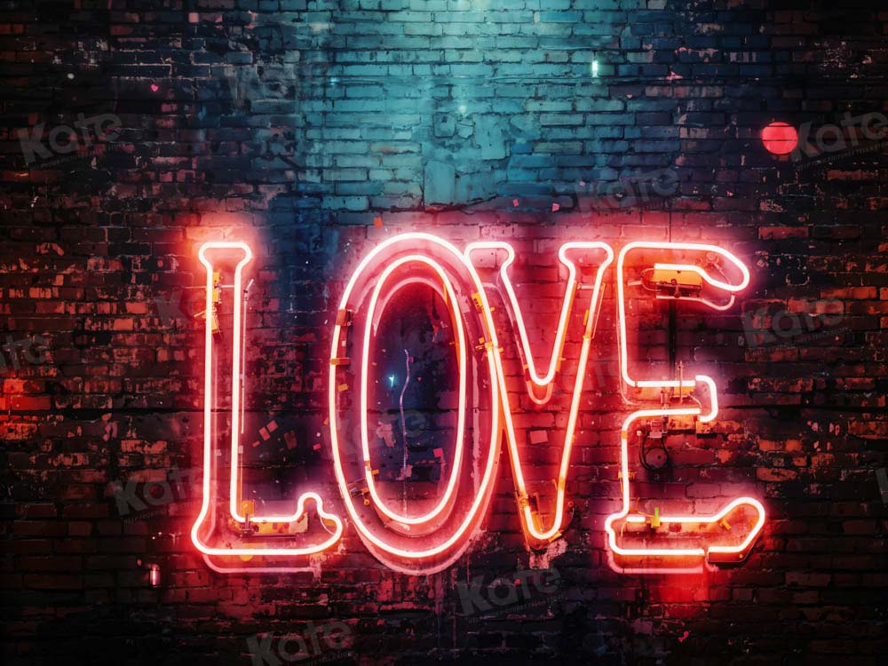 Kate Valentine's Day Love Light Backdrop Designed by Chain Photography