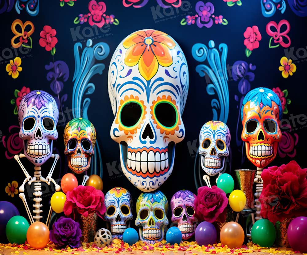 Kate Day of The Dead Backdrop for Photography