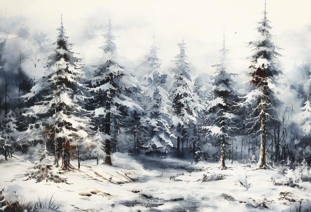 Kate Winter Fine Art Painted Tree Backdrop for Photography