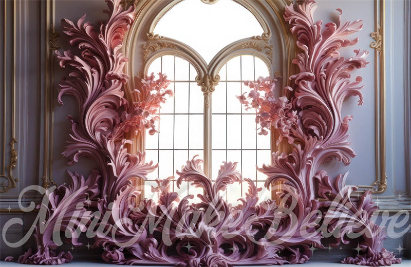 Kate Valentine's Day Fantasy Castle Flourish Backdrop Designed by Mini MakeBelieve