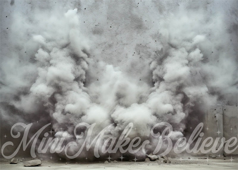 Kate Valentine‘s Day Cloud Smoke Gender Reveal Birthday Backdrop Designed by Mini MakeBelieve