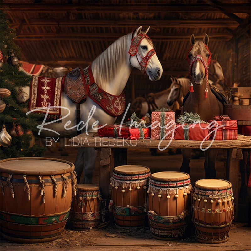 Kate Christmas Stable Backdrop Designed by Lidia Redekopp