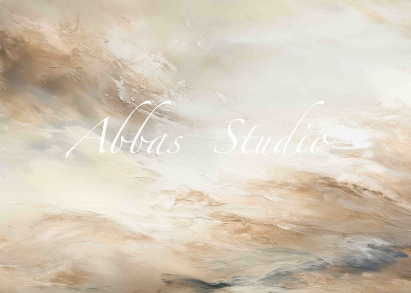 Kate Abstract Taupe Wall Backdrop Designed by Abbas Studio