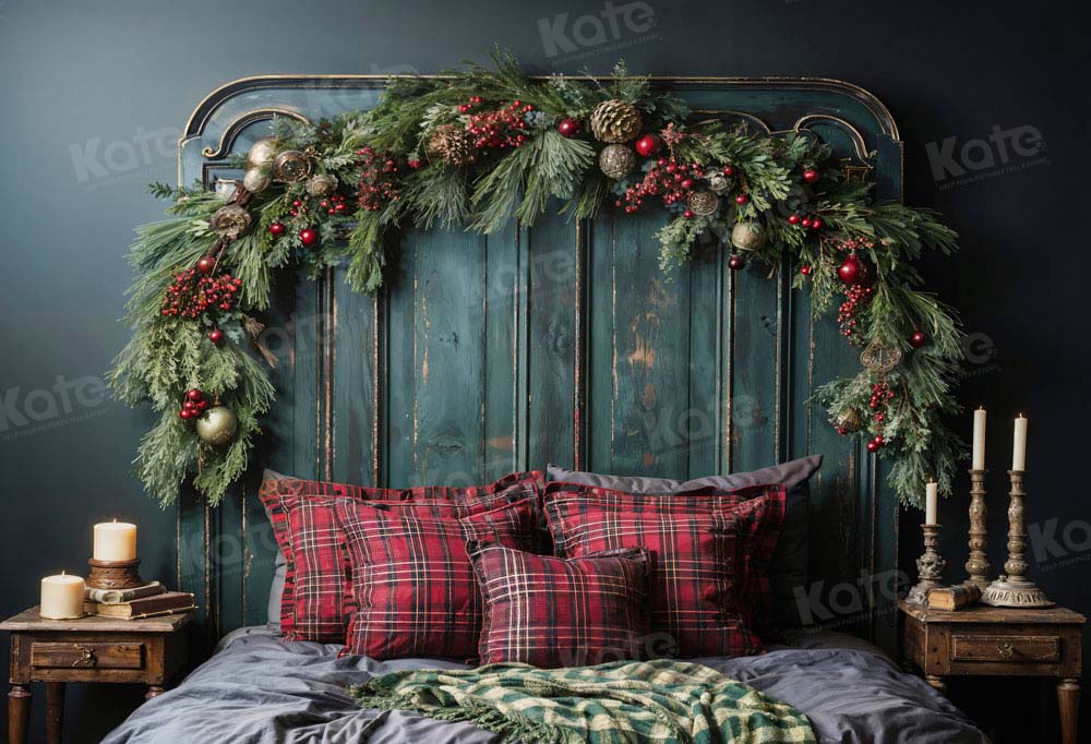 Kate Red Green Bell Wall Bed Backdrop Designed by Emetselch