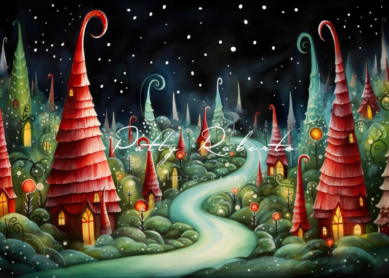 Kate Christmas Fantasy Whoville Background Designed by Patty Robert