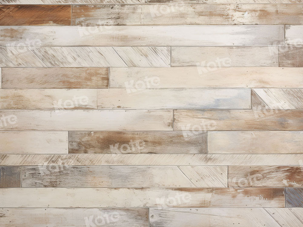 Kate Distressed Striped Wood Floor Backdrop for Photography