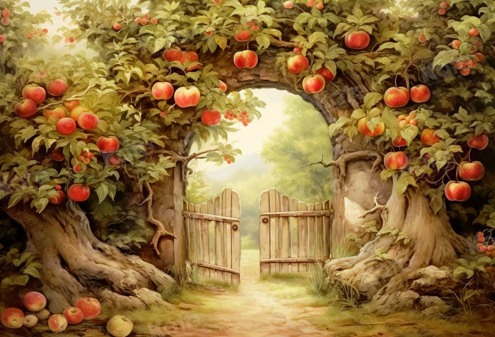 Kate Apple Tree Arch Backdrop Designed by GQ